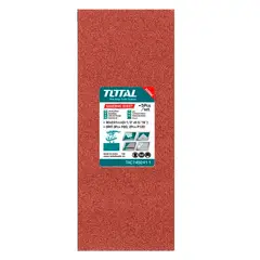 TOTAL TOOLS - 5 Hojas De Lija Para Pulir 90x231mm Grano Variado