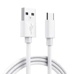 GENERICO - Cable USB a Type-C 1 Metro Carga Rápida, Transferencia Estable y Protección Avanzada