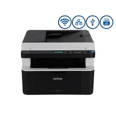 BROTHER - Impresora DCP-1617NW Multifunción Láser Wi-Fi Negro