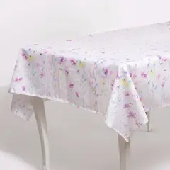 NINA HERRERA - Mantel Estampado Bloom Blanco 180x260cm