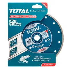 TOTAL TOOLS - Disco Diamantado Corte Humedo 7 180mm
