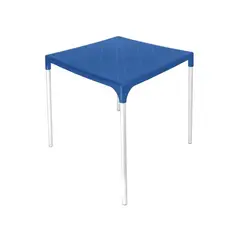 DVP - Mesa Plástica Exterior 75x70x70cm Azul