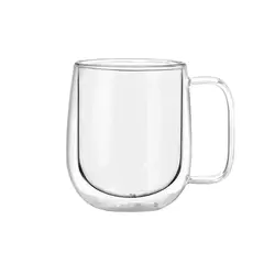 SIMPLIT - Taza Mug de Vidrio Doble Pared 300 ml