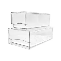 SIMPLIT - Pack Organizador Refrigerador Drenaje S + L