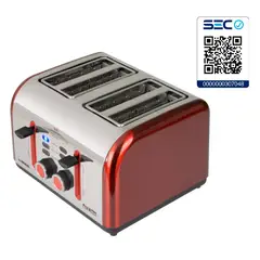 SINDELEN - Tostador Eléctrico 4 Rebanadas Tp-2410.