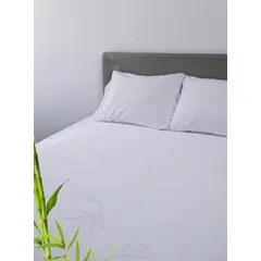 CASATUA - Cubre Colchon Protector Impermeable Bambu - Blanco - King