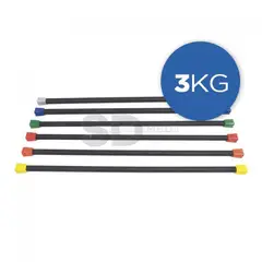 SDFIT - Body Bar 3 Kg Barra Con Peso Pilates - Fitness