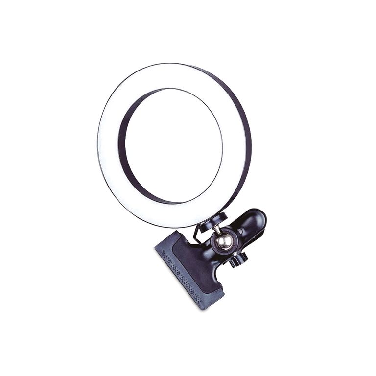 Aro Anillo de Luz Con Clip Giratorio 16cm