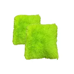 GENERICO - Pack Cojines Decorativos Funda Cojin Terraza Cojin Peludo X2