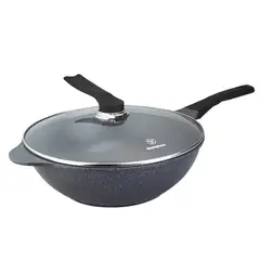 WESTINGHOUSE - Wok / Con Tapa De Vidrio Ceramic Marmol Gris 32Cm Wccw2008032Cmg