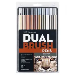 TOMBOW - Set Marcadores Dual Brush Paleta Neutral 20 colores