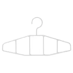 GENERICO - Colgador pañuelos, bufandas, corbatas, cinturones 8864 Blanc