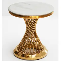 GENERICO - Mesa Lateral Hades Estambul Design Dorado.