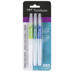TOMBOW - Set 3 Pinceles con Depósito de Agua