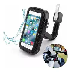 GENERICO - Soporte De Celular Para Moto Con Cargador Usb item1380