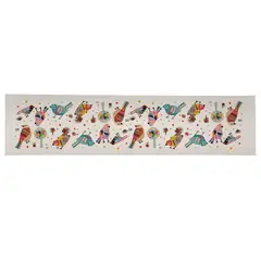 TUYO PRINT - Camino de mesa Impermeable Pájaros Colores