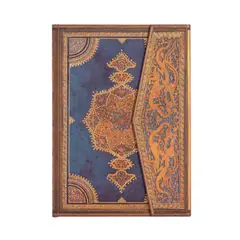 PAPER BLANKS - Libreta Safavid Indigo Midi Tapa Dura Con Lineas
