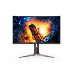 AOC - Monitor Gamer Curvo 23.6" FHD 165Hz 1ms C24G2 - Negro