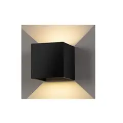 OFERTABKN - Foco Luz Cálido Aplique Para Pared Led Exterior Cuadrado