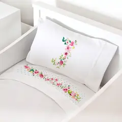 TUYO PRINT - Juego de sábanas Moises letras Vintage J