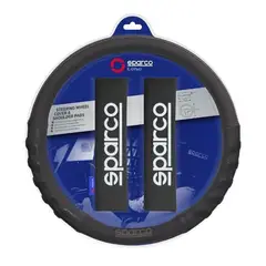 SPARCO - Cubre volante y cubre de cinturón