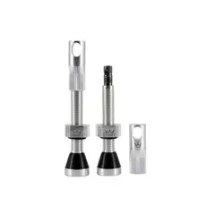 PEATYS - Valvula Tubular Chris King 42Mm Plata Peaty's