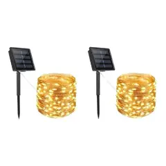 GENERICO - Pack X2 Guirnalda 100 Led Alambre Hada Boda 10mts
