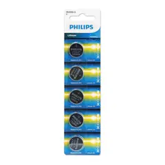PHILIPS - 5 Pilas Lithium CR2016 3V