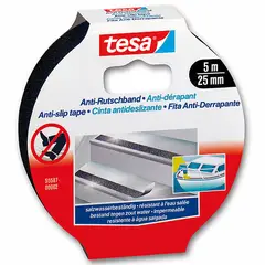 TESA - Cinta Adhesiva Antideslizante 25 mm 5 metros