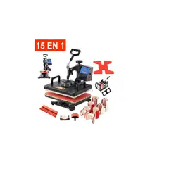 GENERICO - Maquina De Sublimación 15 En 1 Estampadora