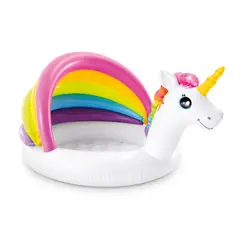 INTEX - Piscina Inflable Infantil con Parasol Unicornio