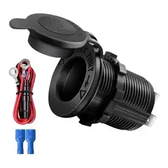 KUANGYE - Kit Enchufe Toma 12v 24v Auto Bus Camión Camper Embarcación