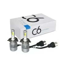 GENERICO - Kit Luces Led Para Auto H4 C6 Look Con Ventilador
