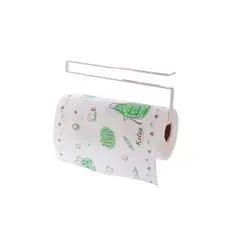 GENERICO - Soporte Metálico Porta Rollo Toalla Nova Alusa Film Cocina