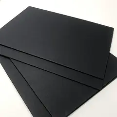 GENERICO - Carton Negro B5 (18cm X 25 Cm) 1.68mm 10 Unidades