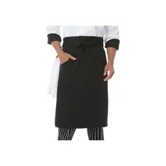 CHEF OUTFITTERS - Pack X 4 Mandiles Clásicos Negro Chef