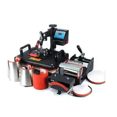 GENERICO - Maquina Estampadora, Sublimación Transfer 8 en 1.