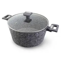 WESTINGHOUSE - Cacerola Wh/ Con Tapa Granito Gris 28Cm