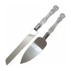 FELIZ - Cuchillo Y Servidor Tortas Tartas Pie Espátula Repostería
