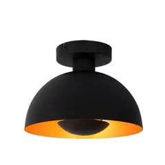 BOSCO - LAMPARA DE TECHO SIEMON NEGRO 1xE27 - Negro