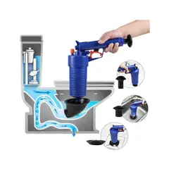 GENERICO - Destapador De Cañerías Baños Wc Tinas Fregadero