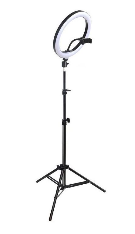 Aro De Luz Led Foto Regulable Led 26 Cm Soporte Con Base Usb