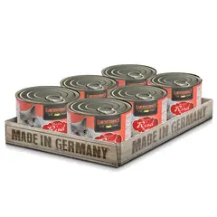CAT FOOD LEONARDO - Alimento Leonardo Ternera, Pack x 6 Latas 200gr