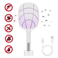 GENERICO - Matamoscas Mosquitos Recargable Usb Uso Manual y Atracción