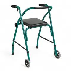 GLOMED - Andador Burrito Ortopédico Plegable Con Ruedas Y Asiento