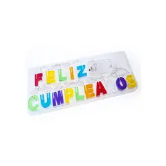 GENERICO - Letra De Feliz Cumpleaños Colorido Conformado Con Led.