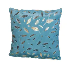 GENERICO - Funda Para Cojin De Plumas - Pelo Corto - Celeste