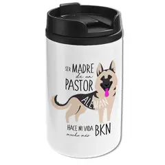 PETFY - Mug Mini Blanco - Pastor Aleman Blanco