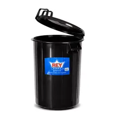 REYPLAST - Basurero De 51 Litros Con Tapa Retractil