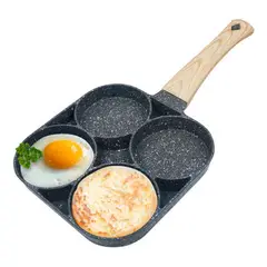 OEM - Sartén Japonesa 04 Agujeros Huevos Hamburguesas Panqueques
